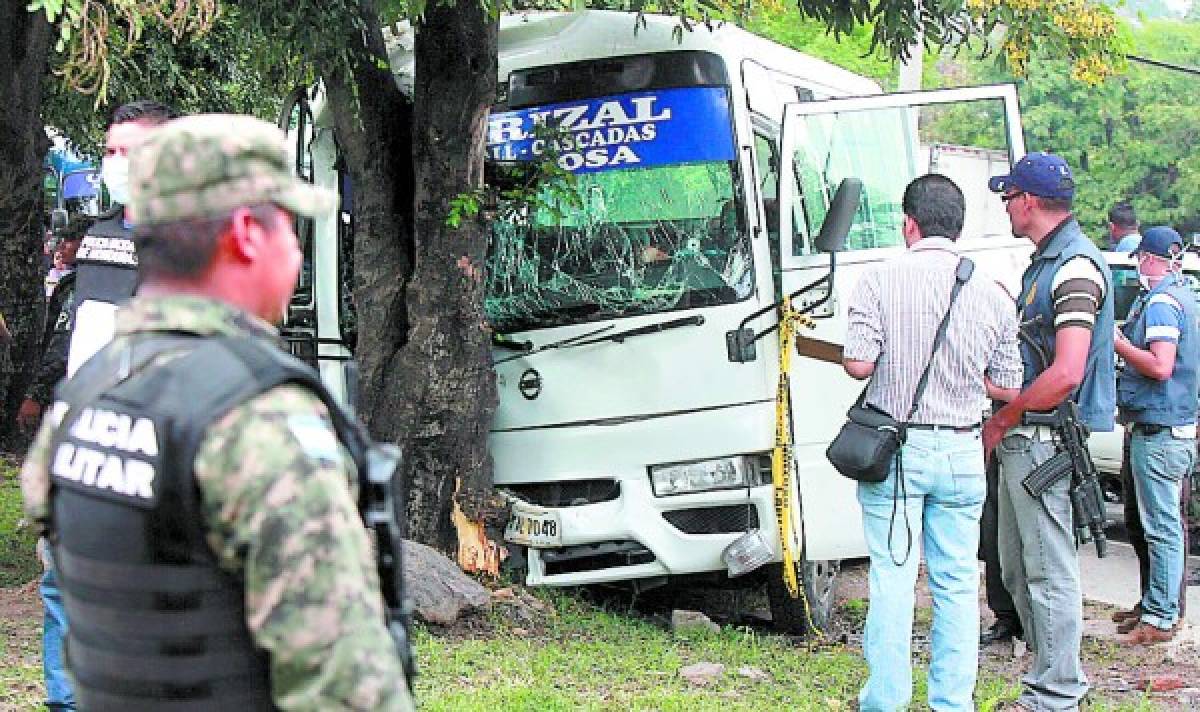 Honduras: Siguen la pista de asesinos de motorista de bus