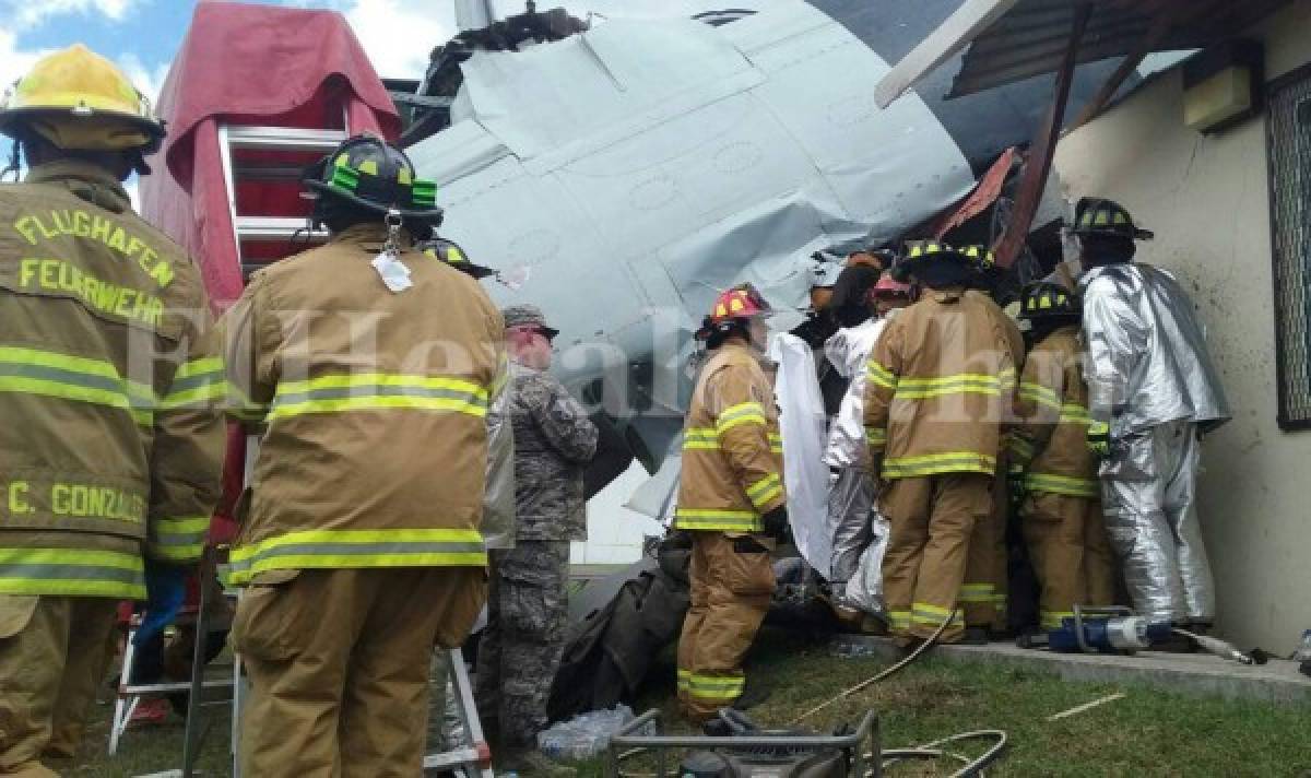 Muere piloto de avión accidentado en Palmerola, Comayagua