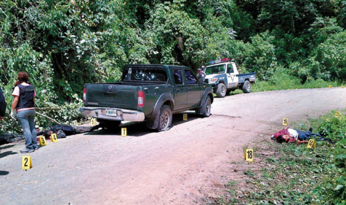 Cuatro muertos en emboscada en Trojes