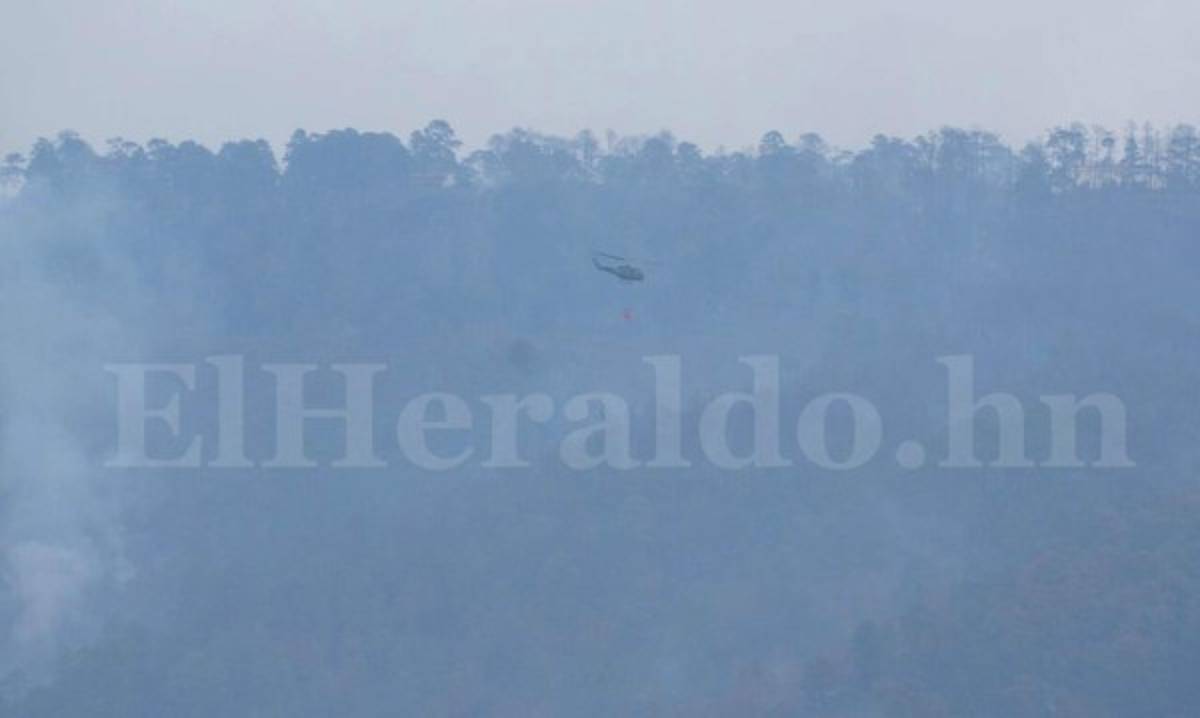 Continúan los trabajos para apagar incendio en El Hatillo