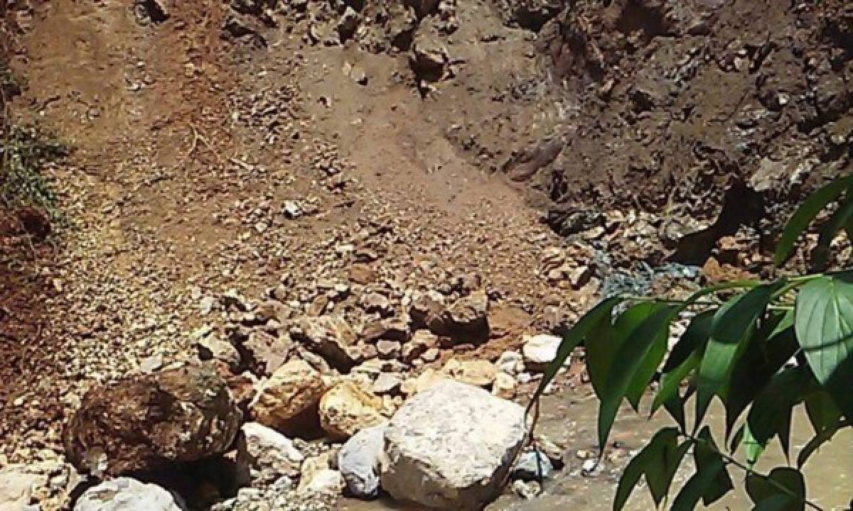 Se activa falla geológica en La Libertad, Comayagua