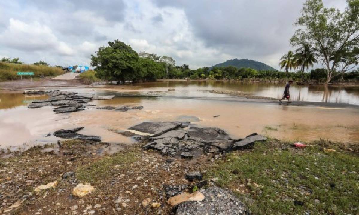 Honduras: Potrerillos sigue bajo agua, avanza limpieza en Pimienta, Cortés
