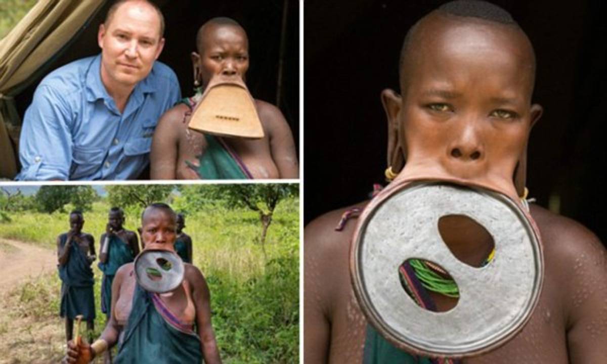 Mujer labios grandes