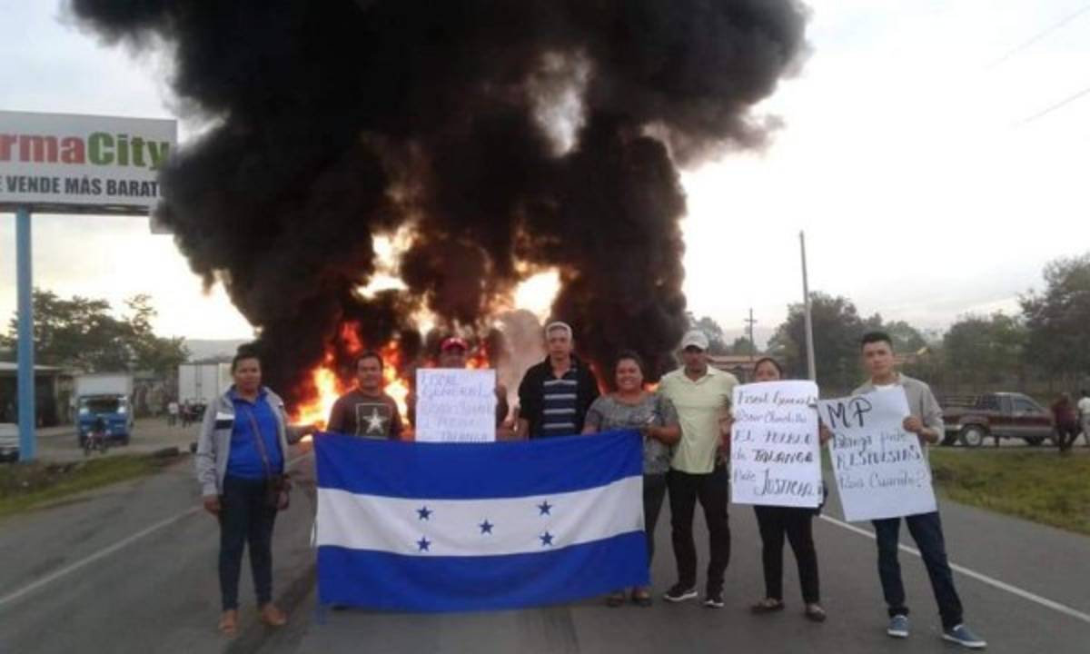 Habilitan paso en la carretera de Olancho tras tomas en Talanga&nbsp;&nbsp;