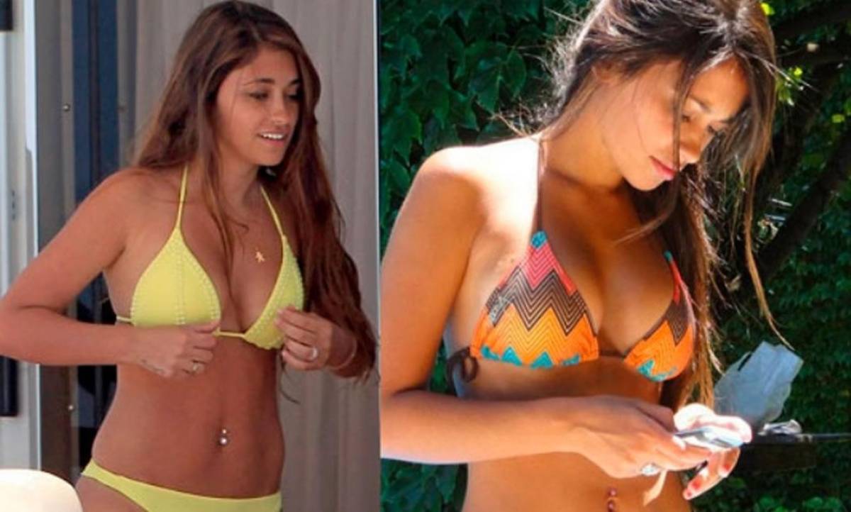Antonela Roccuzzo, el antes y después de la mujer de Messi