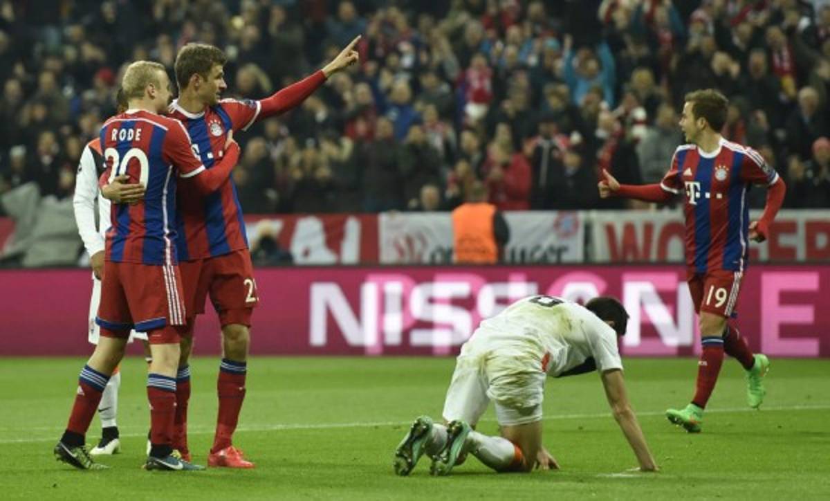 Bayern se pasea a cuartos ante un Shakhtar con diez