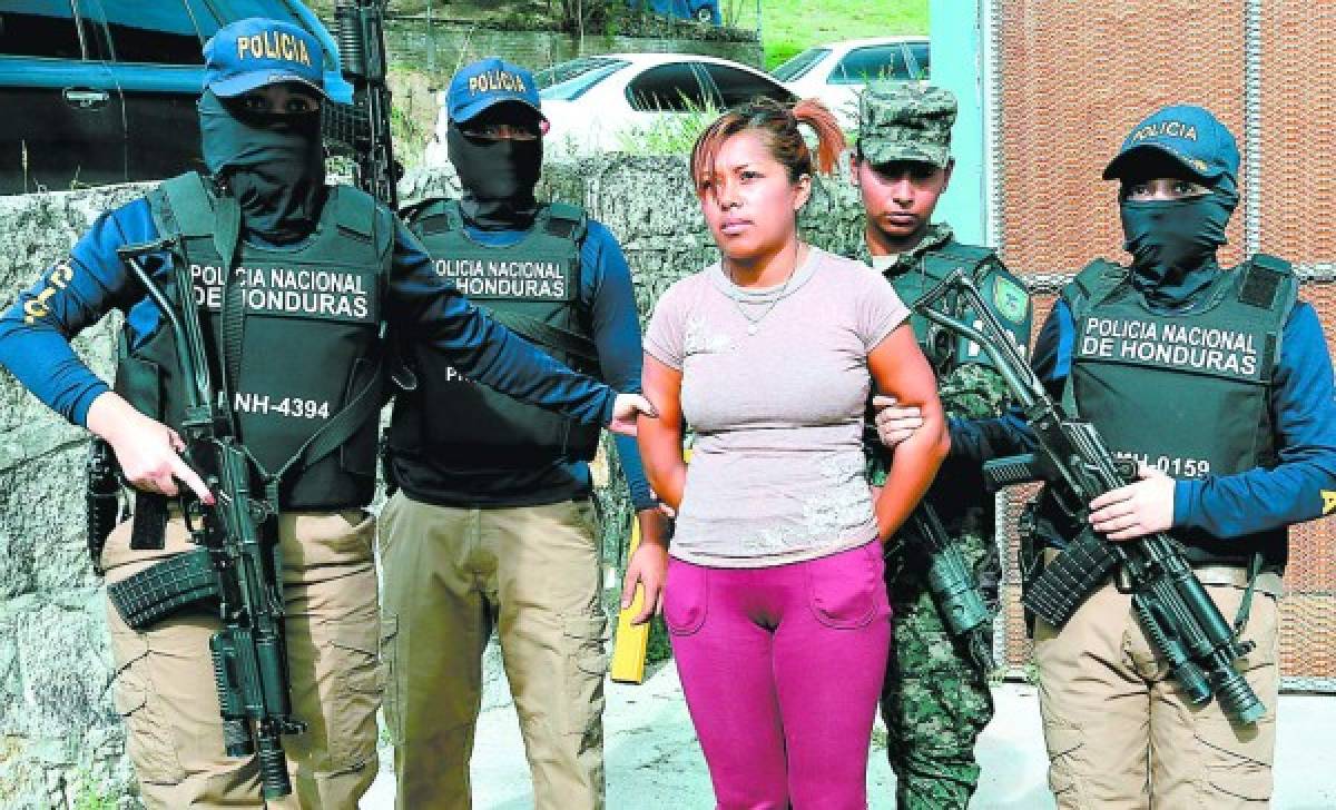 Honduras: Por asesinato capturan a peligrosa pandillera