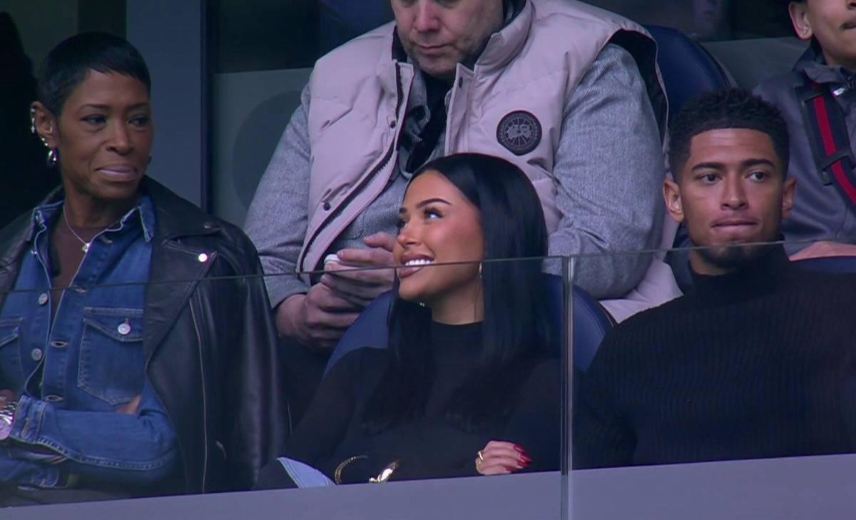 Jude Bellingham y su nueva novia fueron captados en el Bernabéu: Así es la hermosa chica