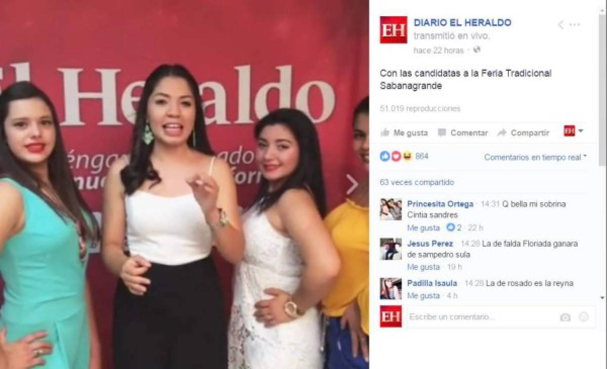 Candidatas a Reina de la Feria de Sabanagrande visitan EL HERALDO