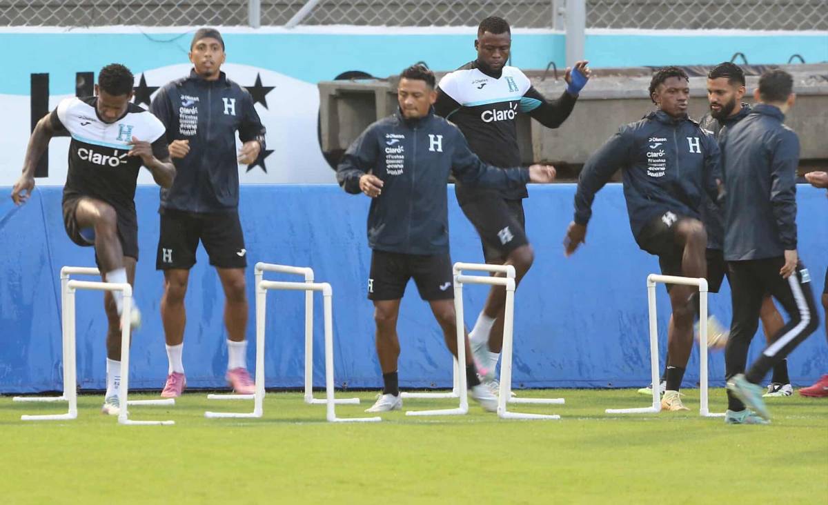 Jugadores entrenan diferenciado y esto hicieron los alemanes: Honduras se prepara para enfrentar a Haití