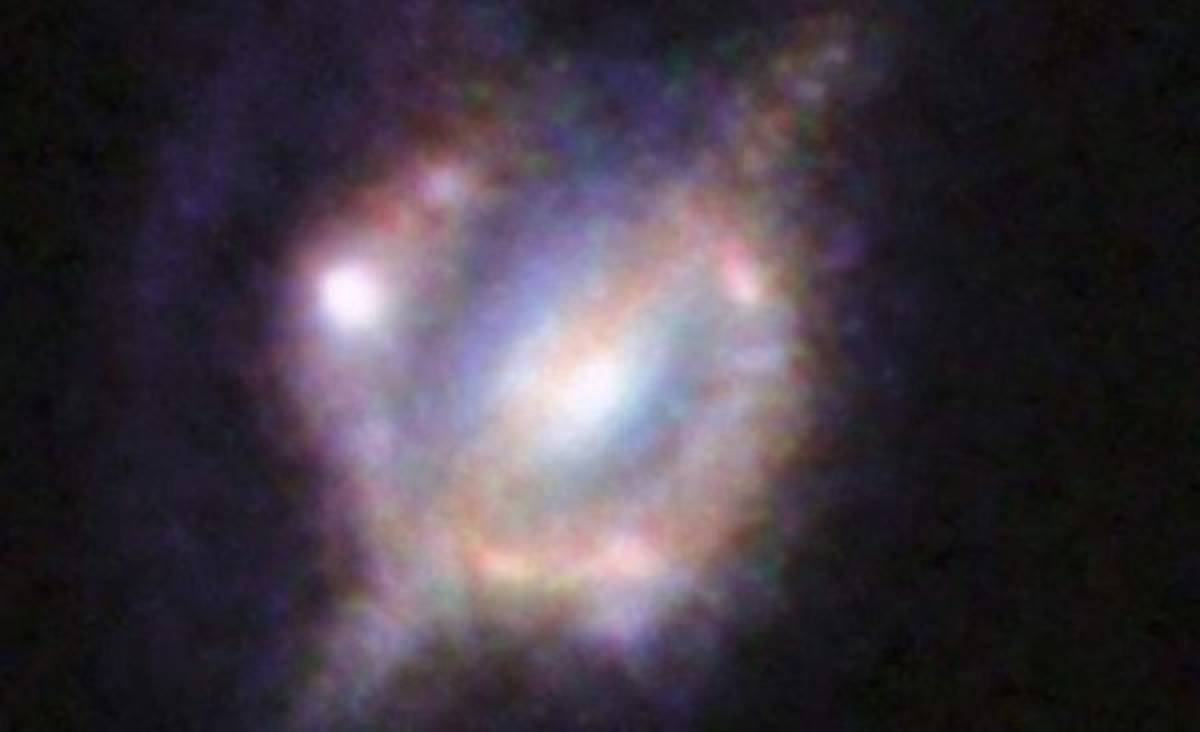 La imagen más nítida de una colisión de galaxias