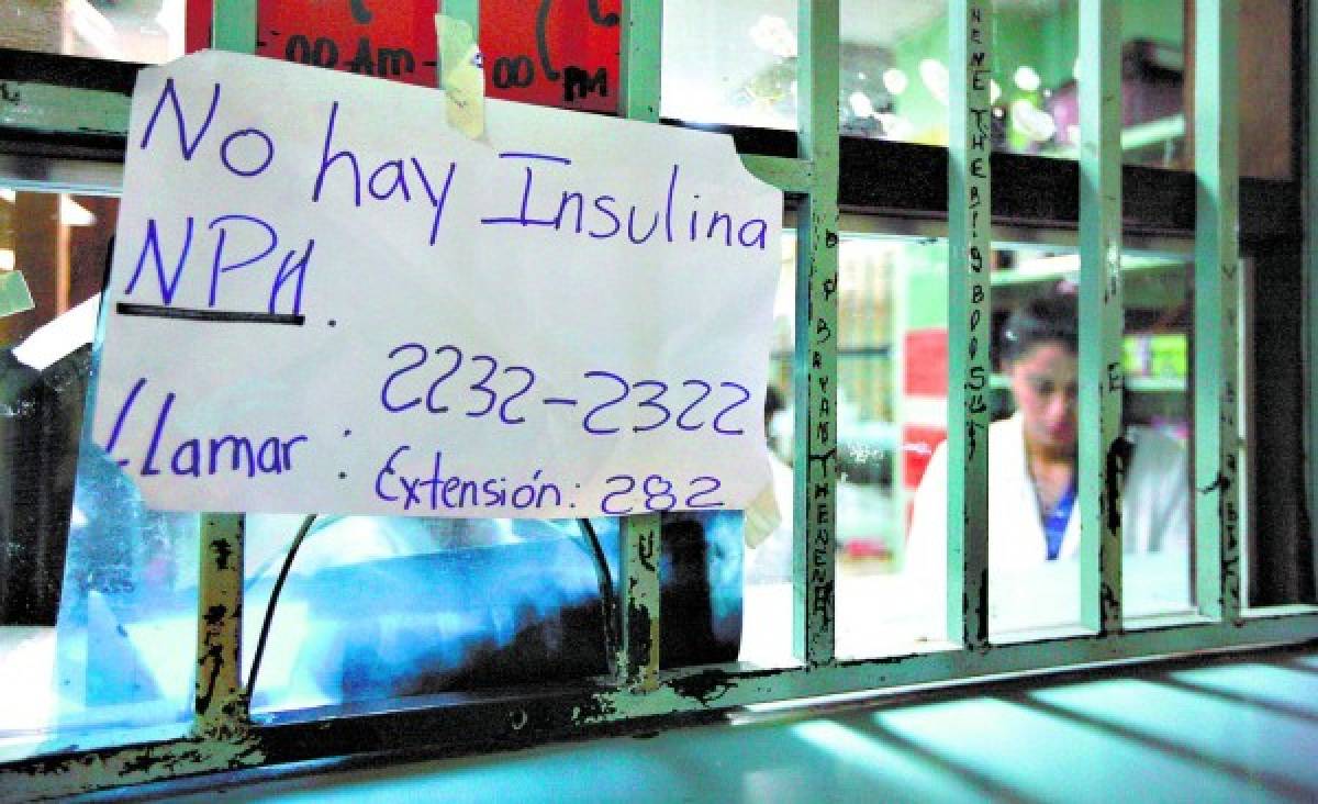 No hay insulina en el Hospital Escuela