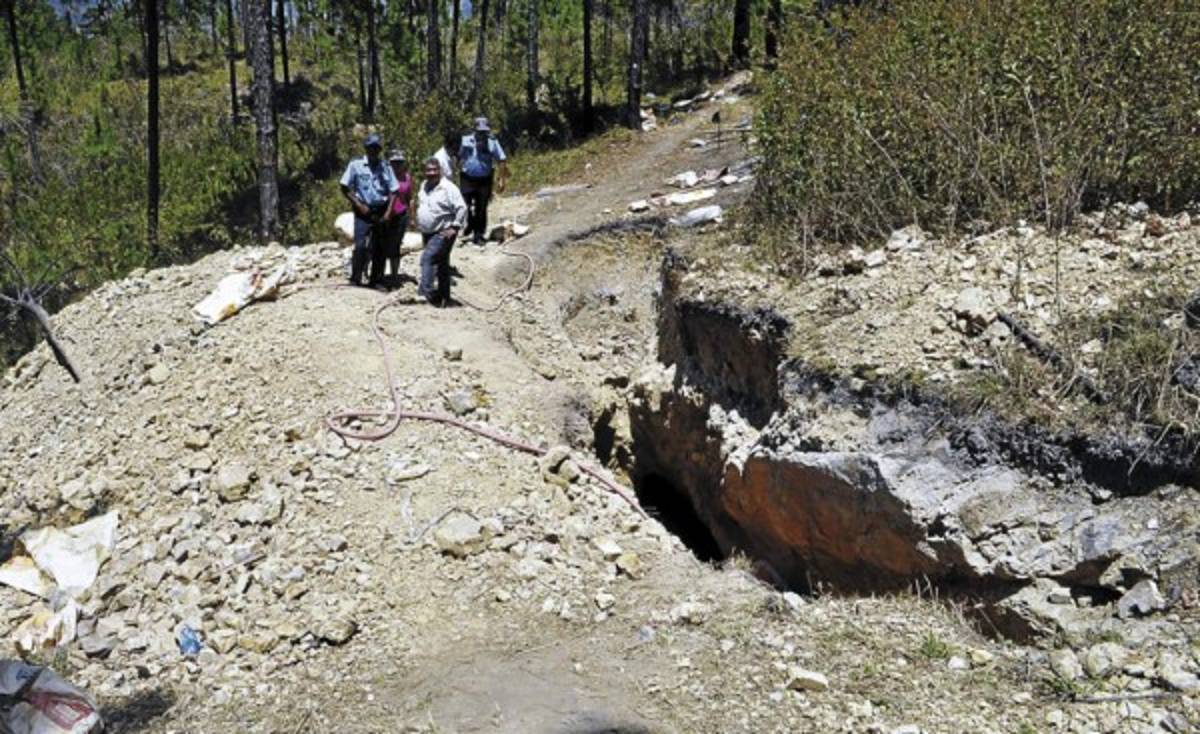 Identifican zona de extracción ilegal de minerales en Danlí