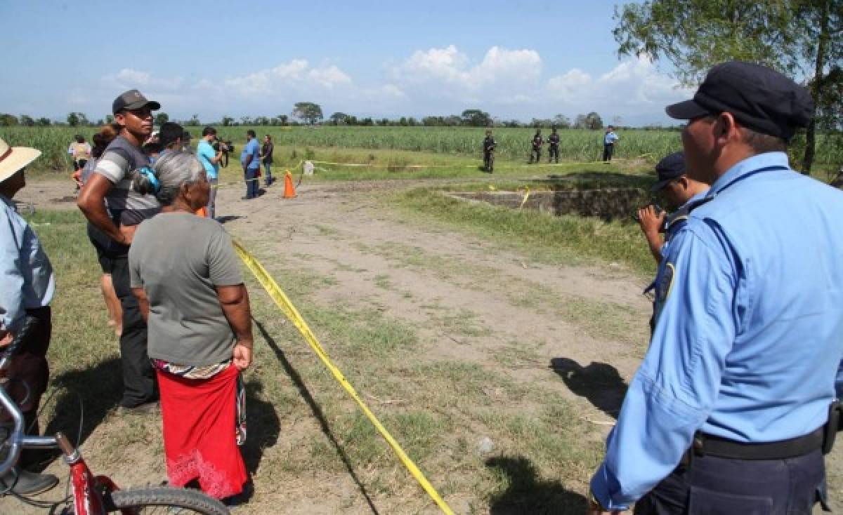 24 horas de muertos tenían al menos los tres hombres que fueron ultimados. Foto EL HERALDO