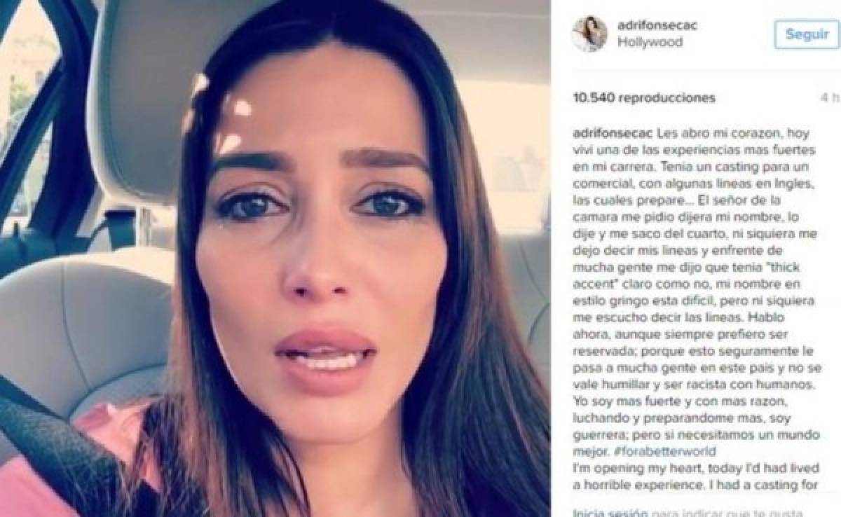 Famosa actriz mexicana denuncia discriminación de productora estadounidense
