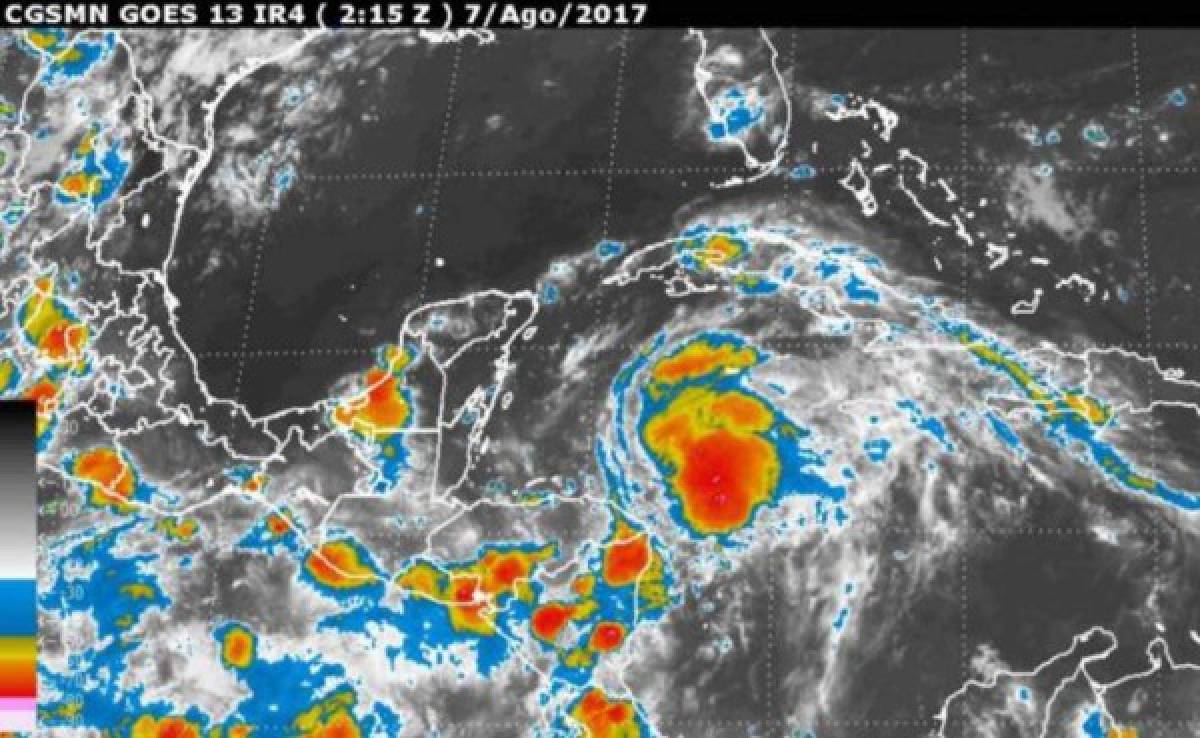 Guatemala vigila avance de tormenta tropical Franklin en Caribe