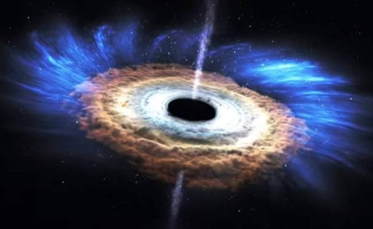 NASA muestra estrella devorada por agujero negro