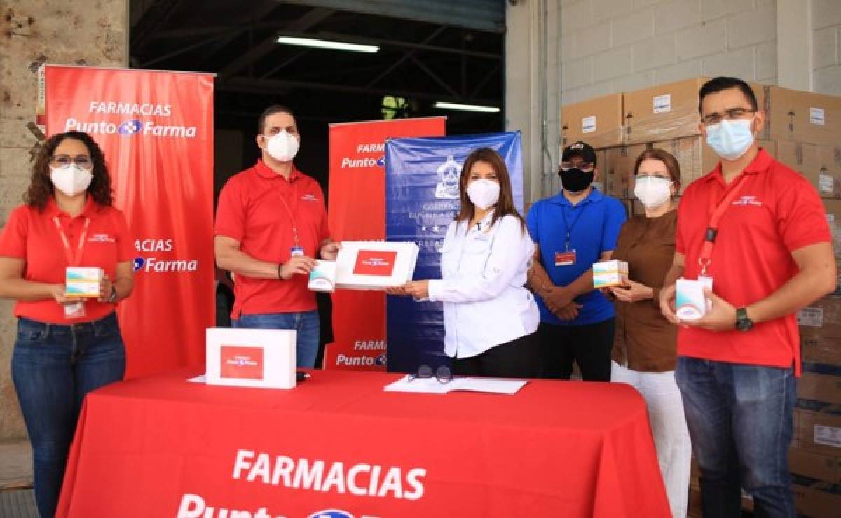 Farmacias Punto Farma dona medicamentos para tratamiento de 13,000 pacientes en Honduras