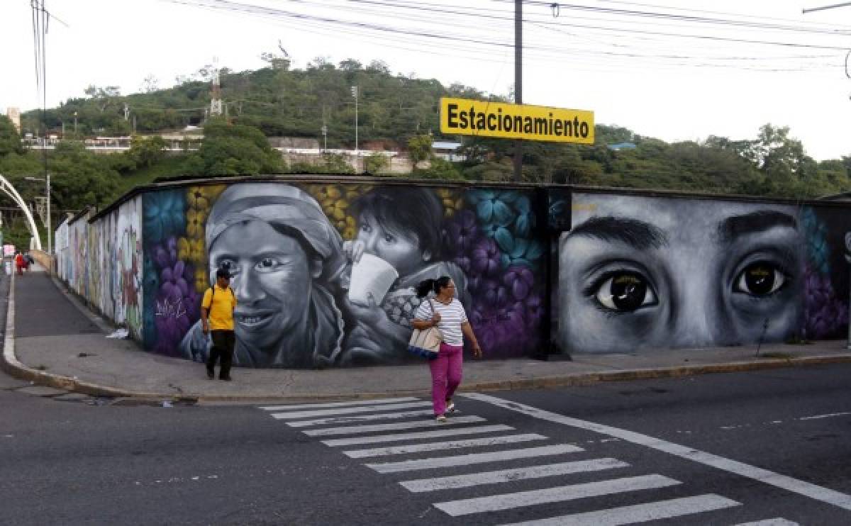 Artistas urbanos reviven la capital de Honduras