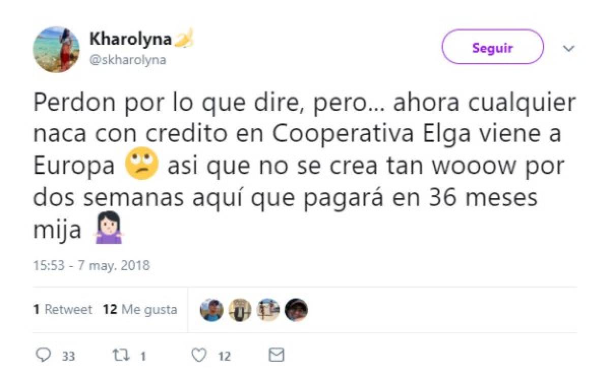 Se viraliza 'Lady Europa', la hondureña criticada en Twitter por comentarios racistas