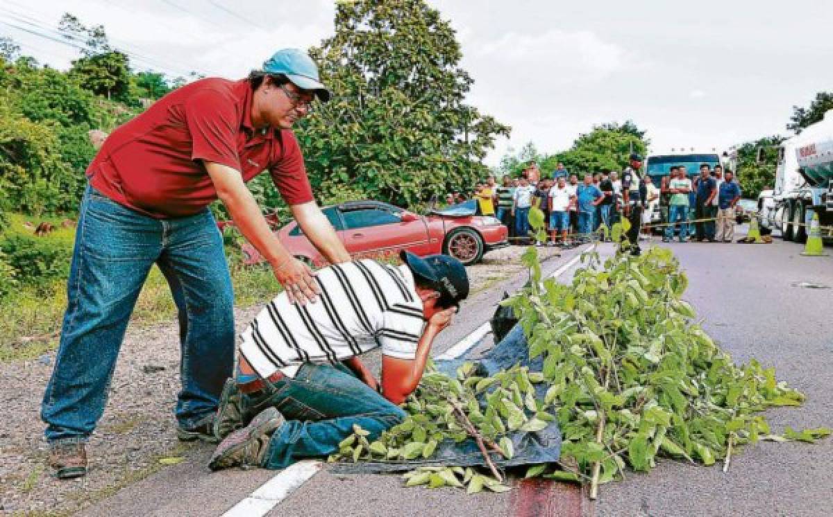 Cinco muertos deja brutal choque en carretera del norte de Honduras