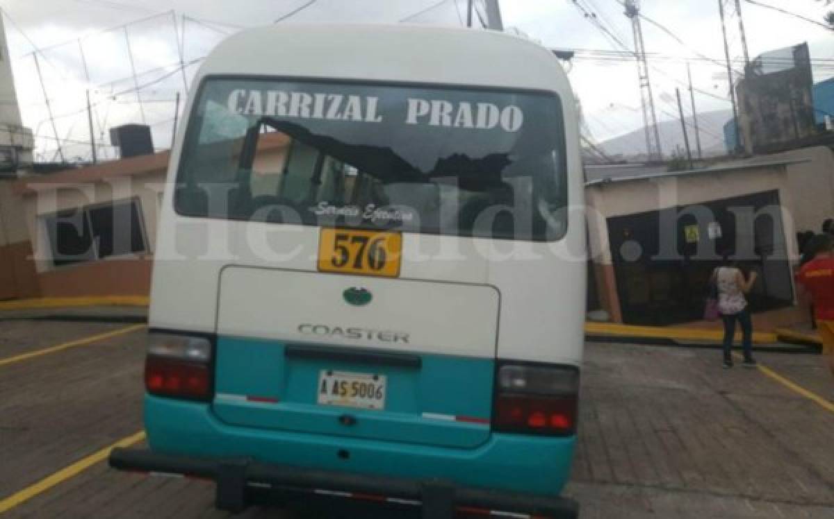 Tiroteo dentro de bus rapidito deja una persona herida en Tegucigalpa