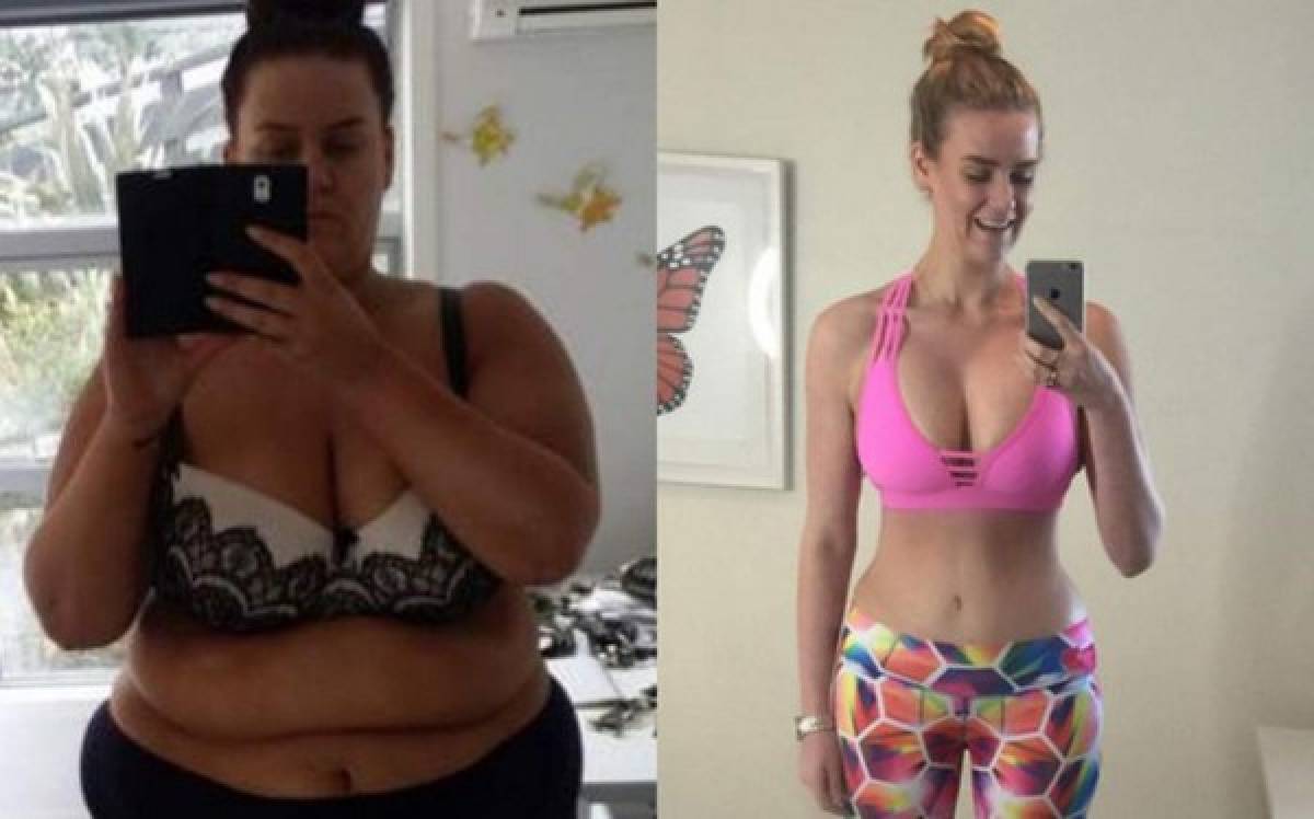 Mujer con sobrepeso asombra en Instagram con su nueva figura