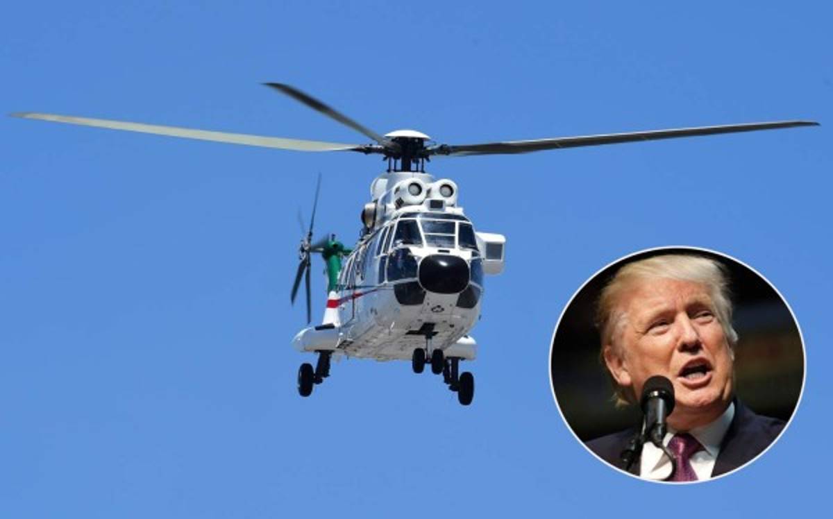 Donald Trump llegó a México para polémica reunión con Peña Nieto