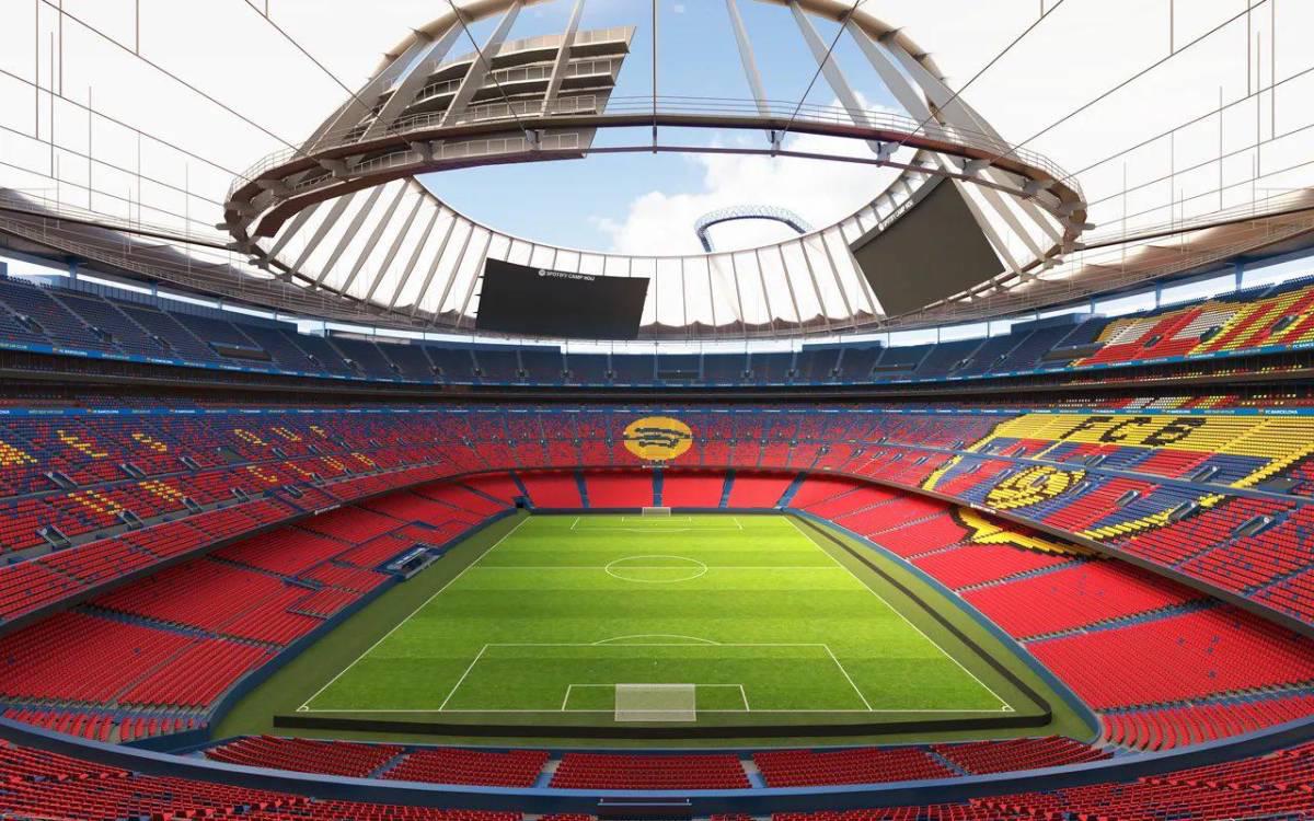 Así avanzan los trabajos del nuevo Camp Nou, casa del FC Barcelona