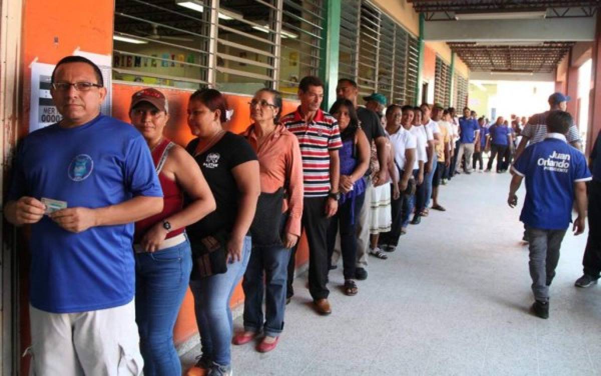 Encabezado por Juan Orlando Hernández, Partido Nacional realiza simulacro electoral