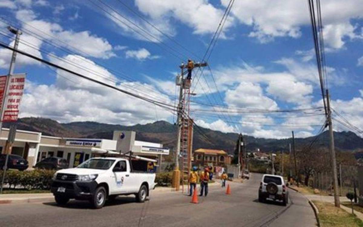 Anuncian suspensión de fluido eléctrico en varios sectores de Honduras este martes