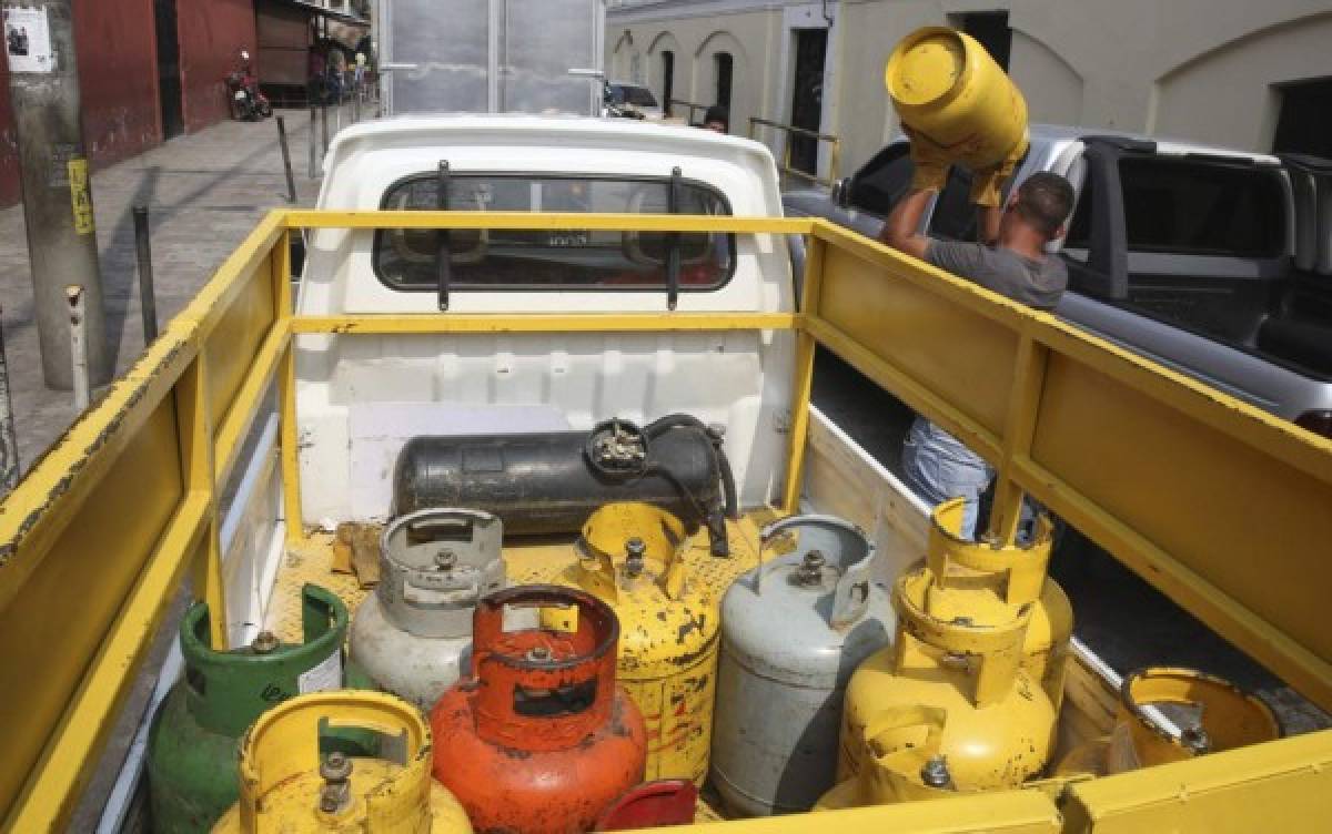 El cilindro de gas LPG de 25 libras acumula alzas de 45.62 lempiras