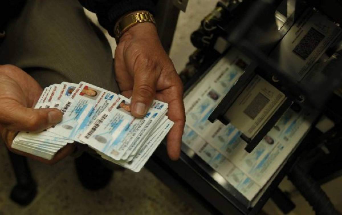 Registro Nacional de las Personas ha emitido 350 mil tarjetas en 20 días para las elecciones en Honduras