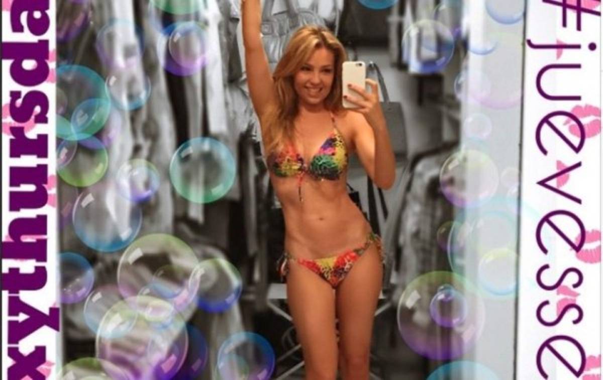 La sexy Thalía y su sensual cuerpo a sus 45 años