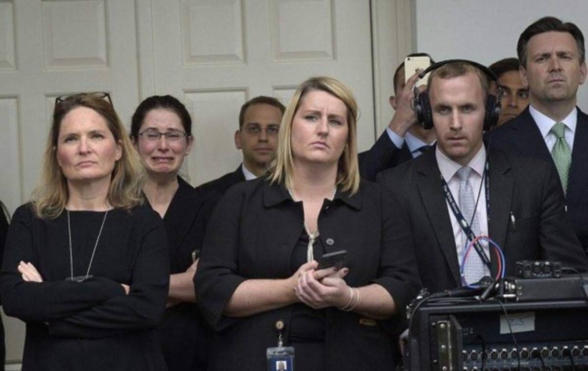 Las fotos no vistas de la reunión Obama-Trump en la Casa Blanca