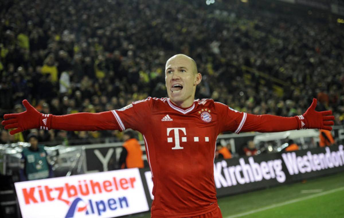 Arjen Robben fuera seis semanas por lesión