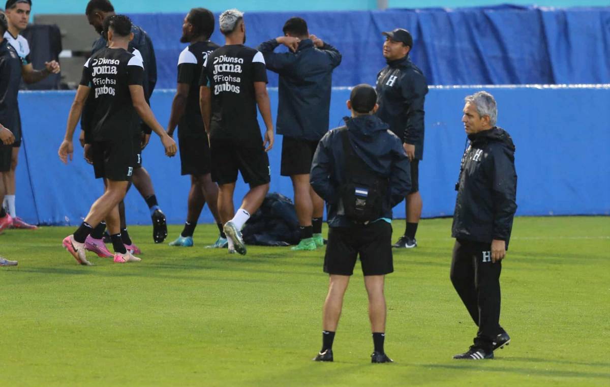 Jugadores entrenan diferenciado y esto hicieron los alemanes: Honduras se prepara para enfrentar a Haití