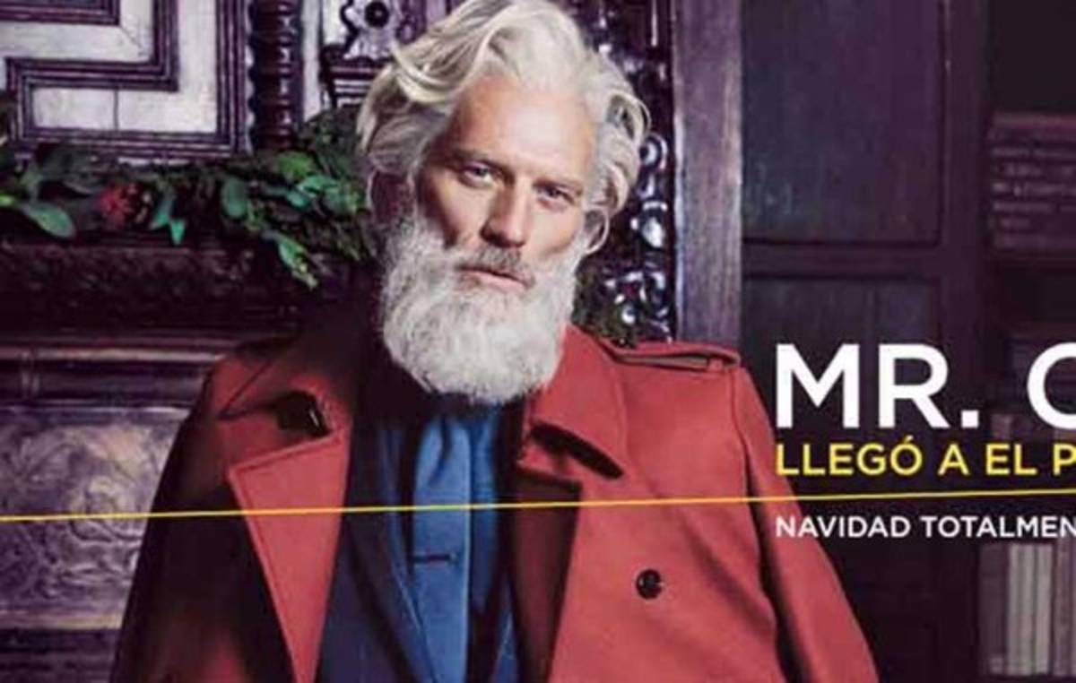 Un sexy 'Mr. Claus' enciende la Navidad en México
