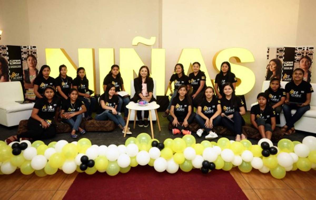 Las pequeñas participaron contando sus experiencias personales en la lucha por la equidad.