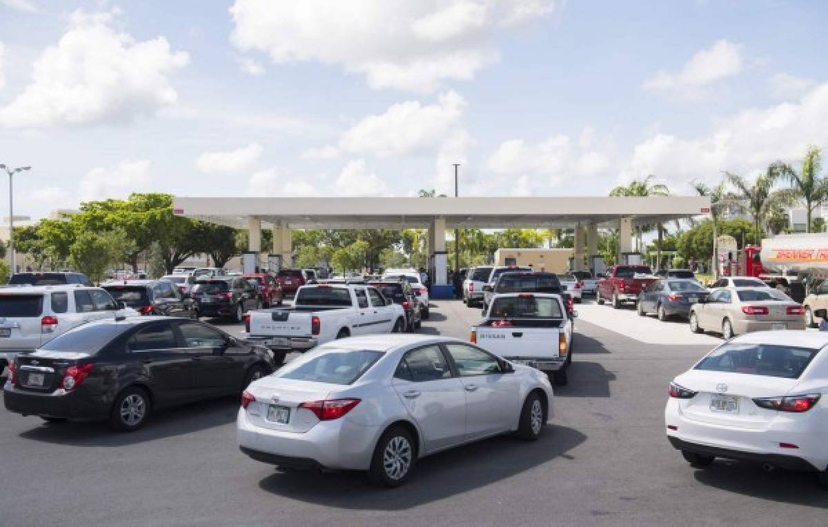 El tráfico en Florida ha aumentado producto de la zozobra causada por Irma. Foto: AFP