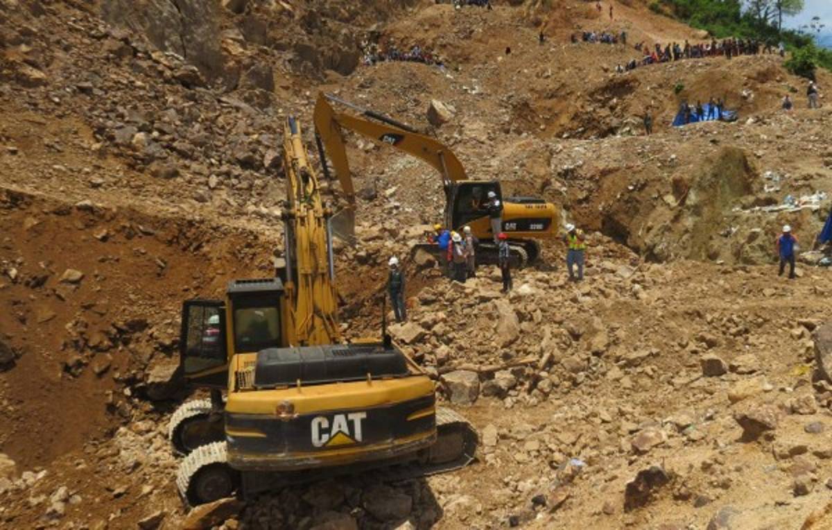 Nuevo derrumbe en mina Cuculmeca retrasa rescate de mineros soterrados