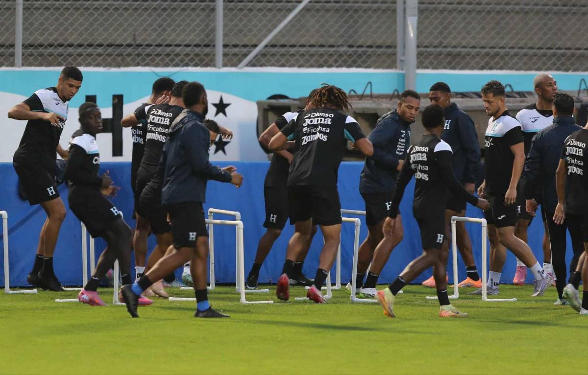 Jugadores entrenan diferenciado y esto hicieron los alemanes: Honduras se prepara para enfrentar a Haití