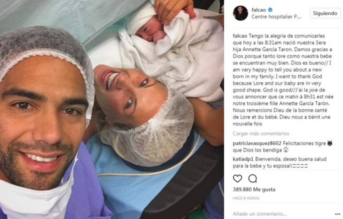 Esta es la publicación de Radamel Falcao que derritió de amor las redes sociales.