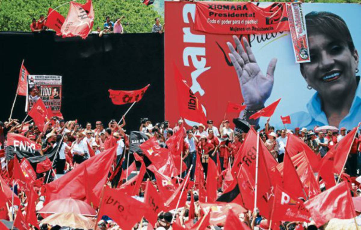 Libre lanza candidatura de Xiomara Castro