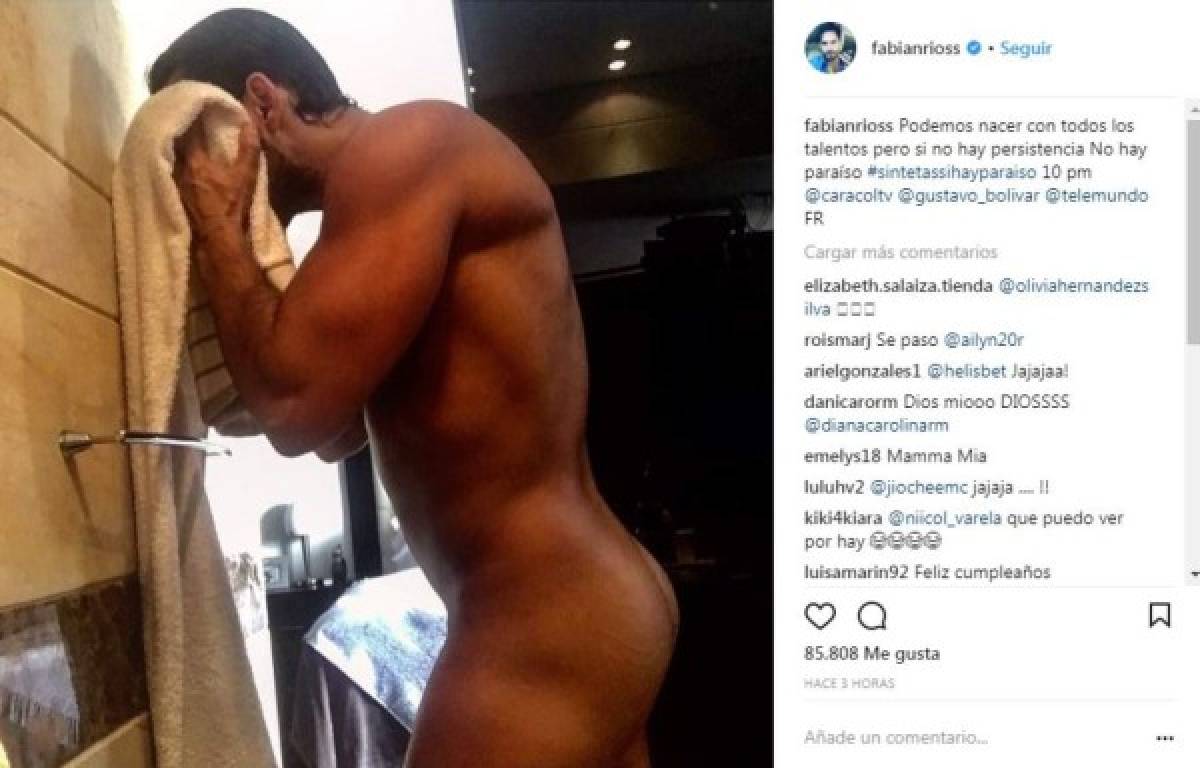 Actor colombiano de 'Sin senos sí hay paraíso' publica foto sin ropa y alborota Instagram