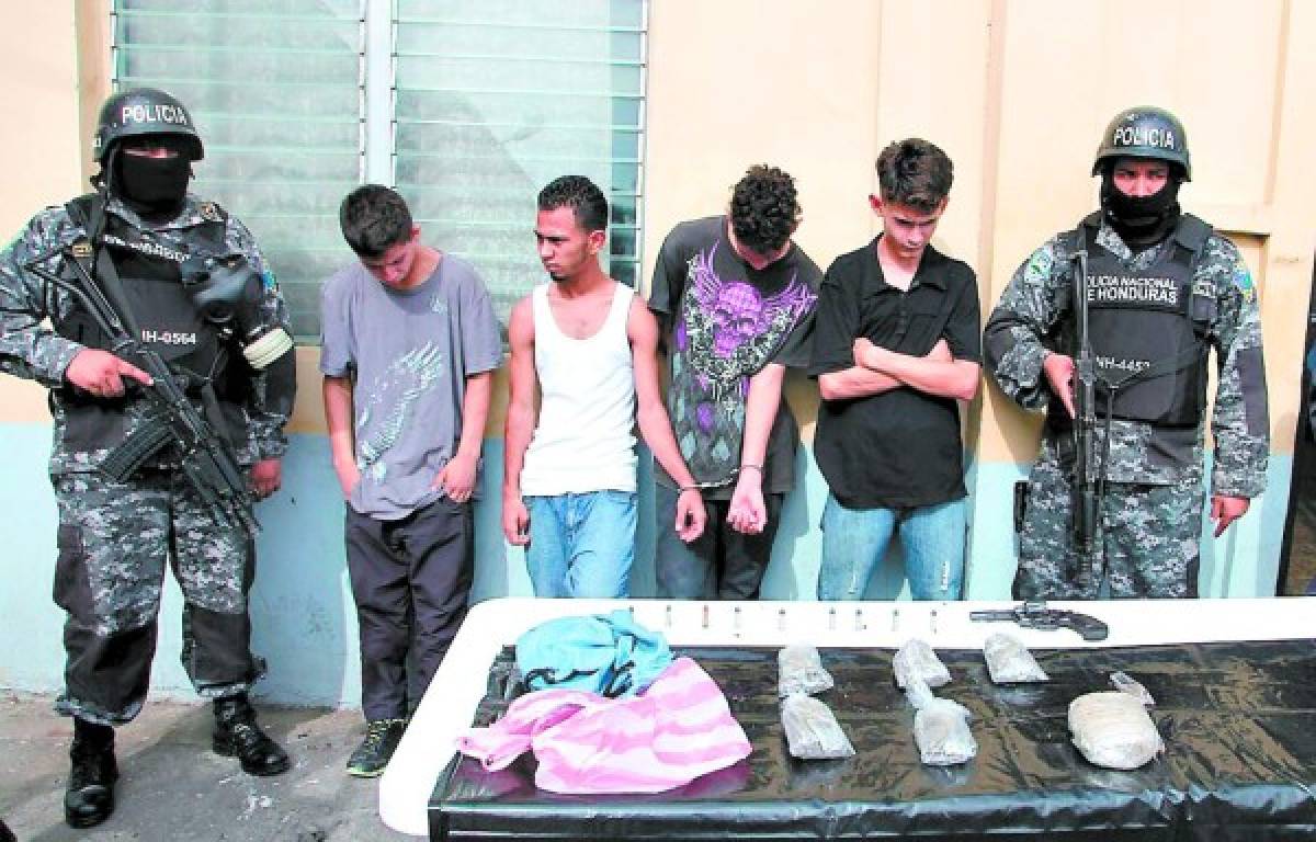 Honduras: Caen cuatro jóvenes implicados en crímenes