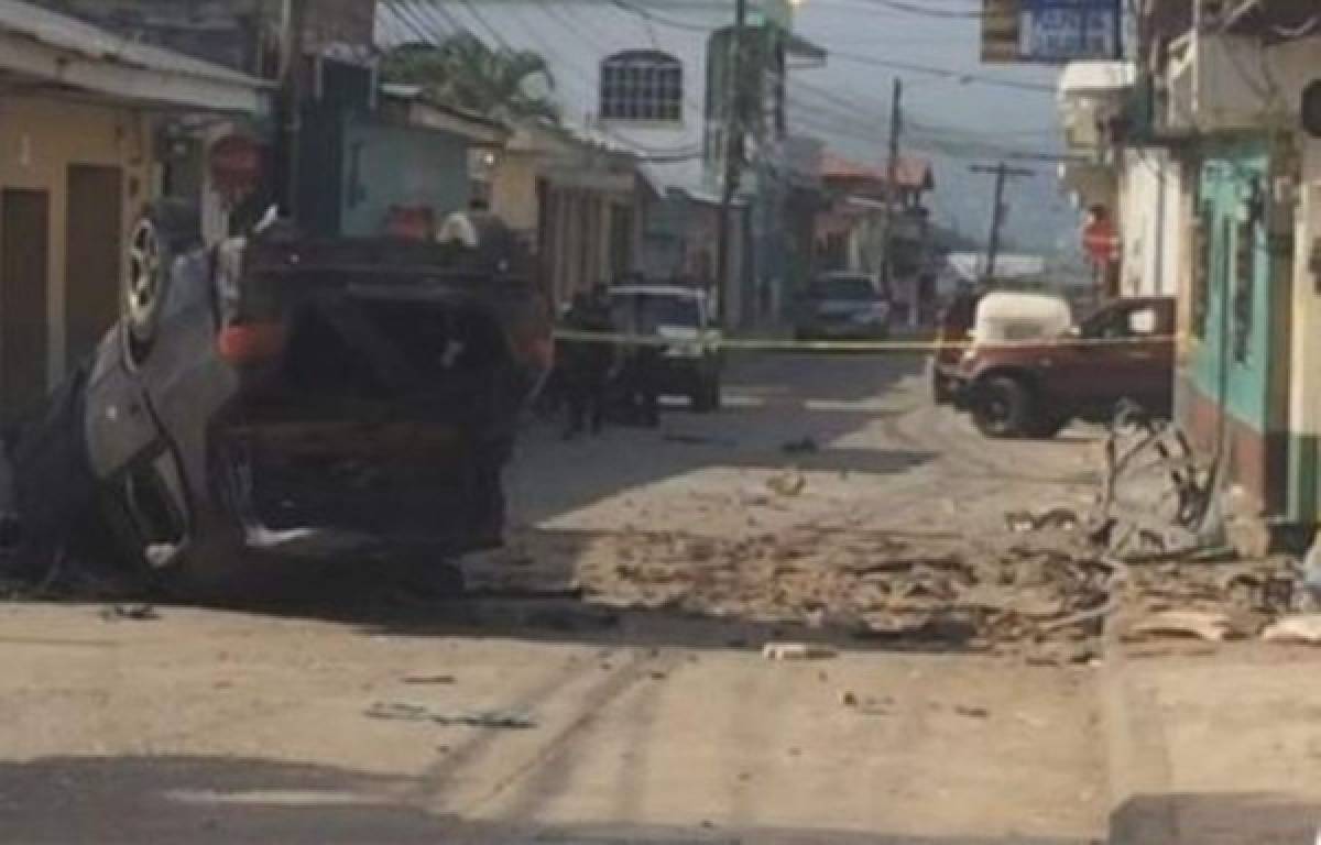 Honduras: Explosión de 'coche bomba' causa alarma en La Entrada, Copán 