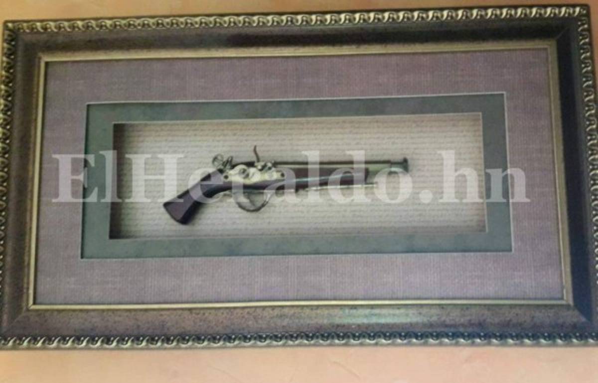 Honduras: Hallan lujosas armas clásicas en bienes asegurados a narco