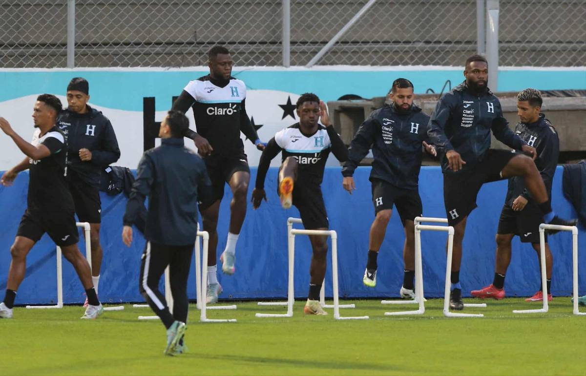 Jugadores entrenan diferenciado y esto hicieron los alemanes: Honduras se prepara para enfrentar a Haití