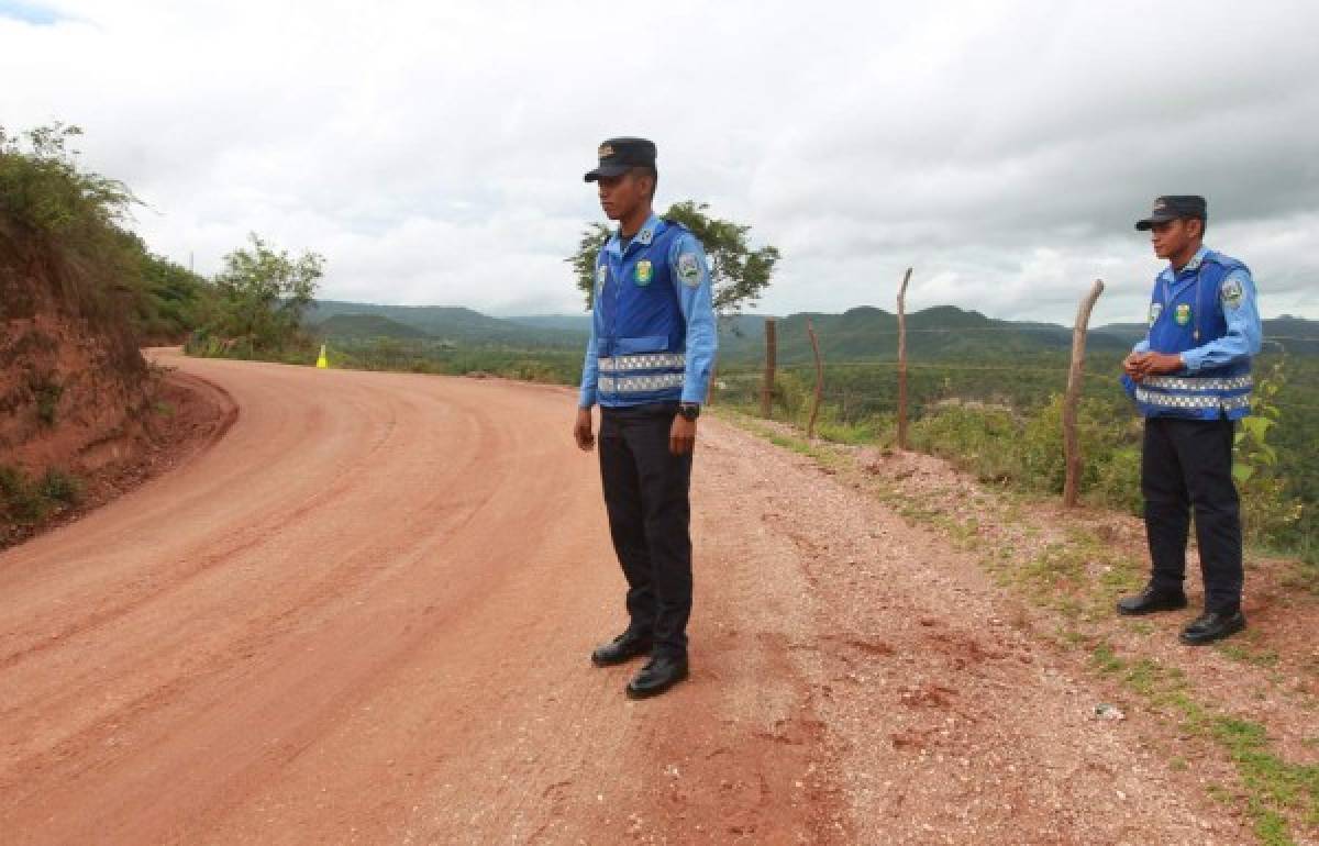 Rutas de alivio hacia el sur de Honduras son vigiladas por agentes viales